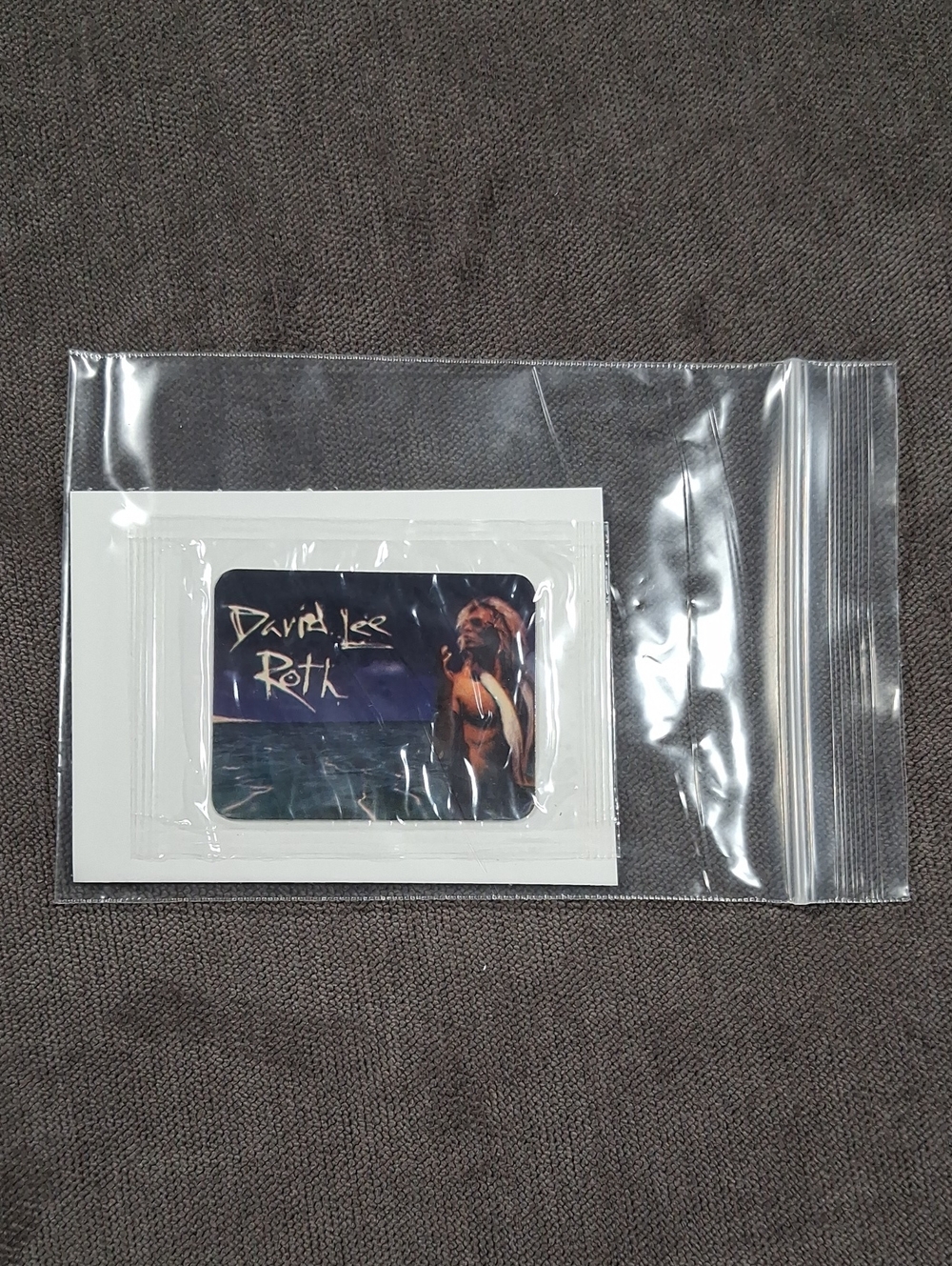 Vintage David Lee Roth RIP Into Rock Hostess 50th Ann. Album Cover Stickers NEW